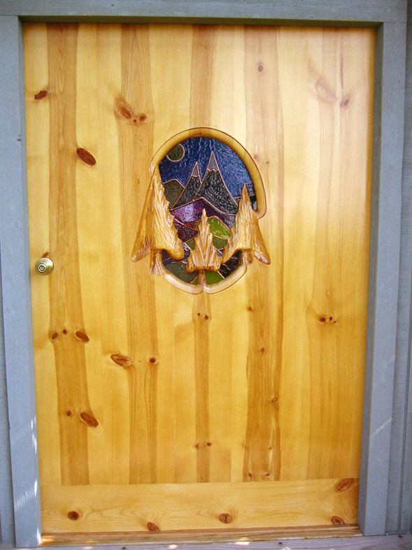 The shed door I made for my Mom